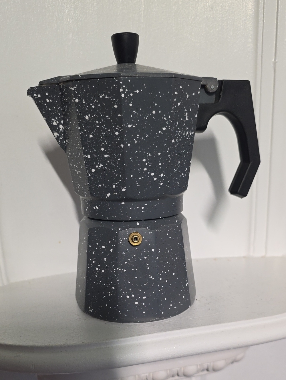 Primula Aluminum  Stovetop Espresso Maker Speckle Stone Grey